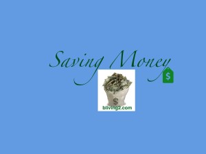 saving money