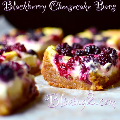 Blackberry Cheesecake Bars pic