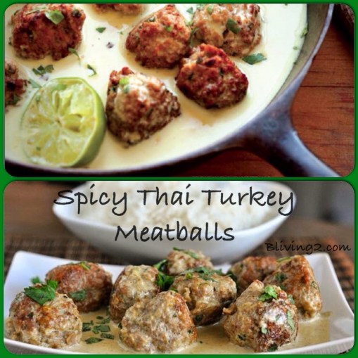 Spicy Thai Turkey Meatballs pic
