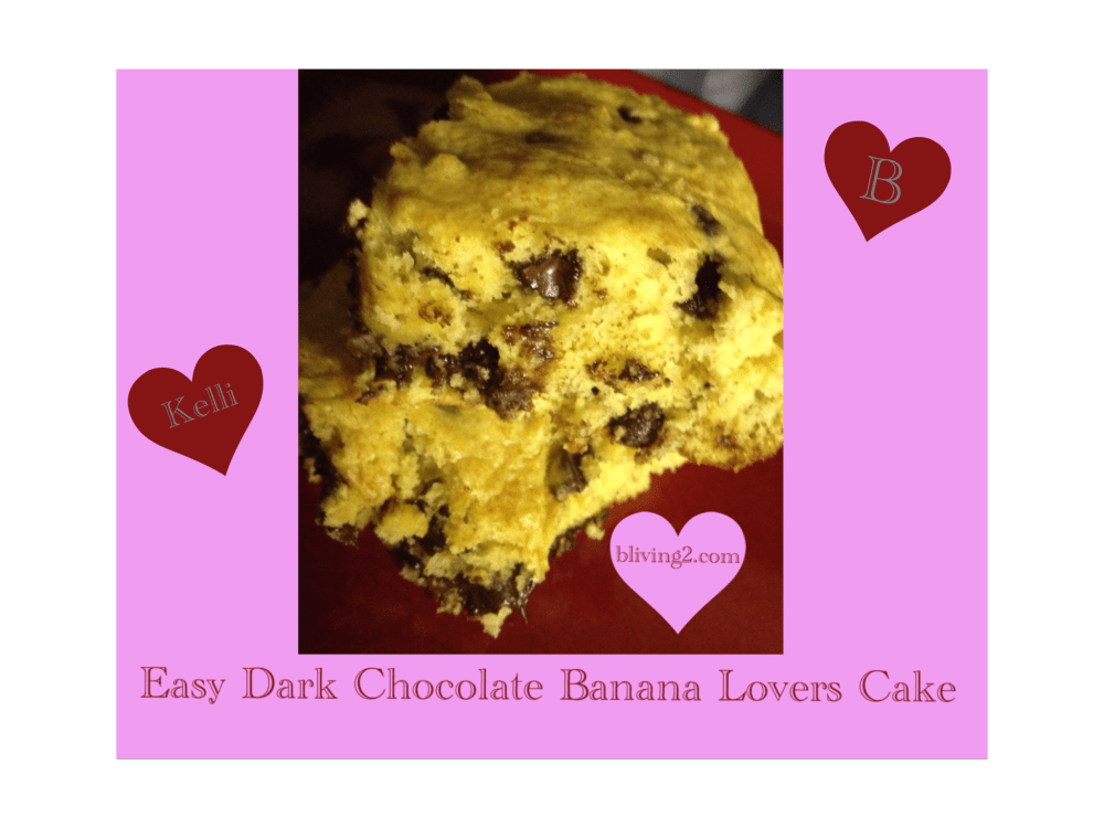 Easy Dark Chocolate Banana Lovers Cake Picture