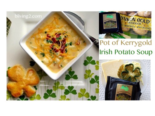 Pot of Kerrygold Irish Potato Soup