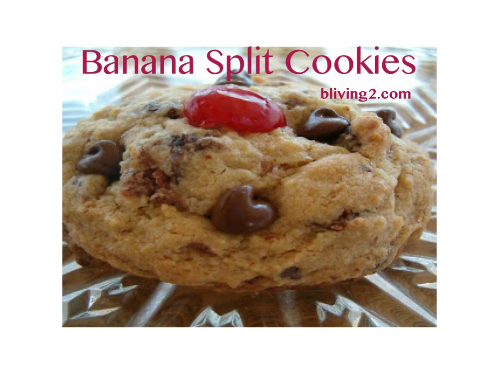Banana Split Cookies