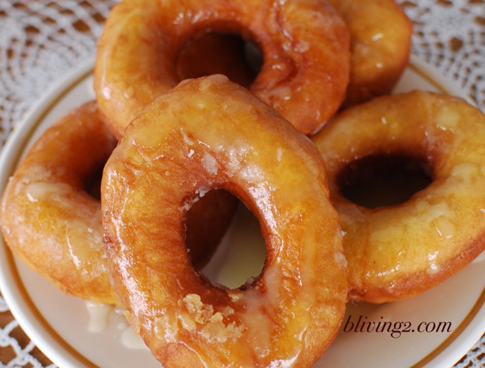 Homemade Happy Glazed Donuts